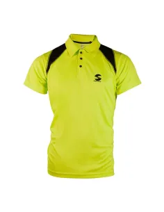 Polo Padel Softee Reflex Amarillo Fluor Negro | Ofertas de pádel
